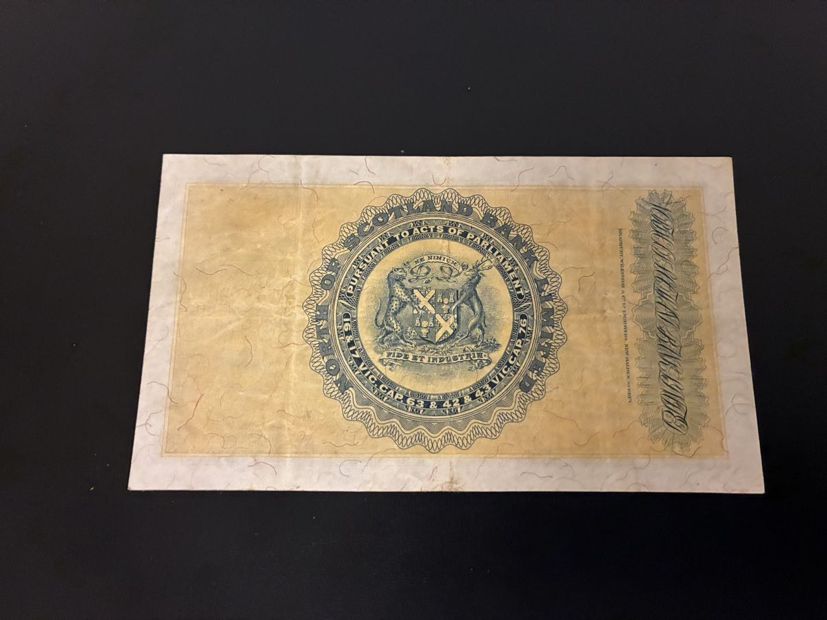 Banknoten: Scotland, 1 Pound 1935 – Gebraucht aus Dällikon von Woldbanknoten 2
