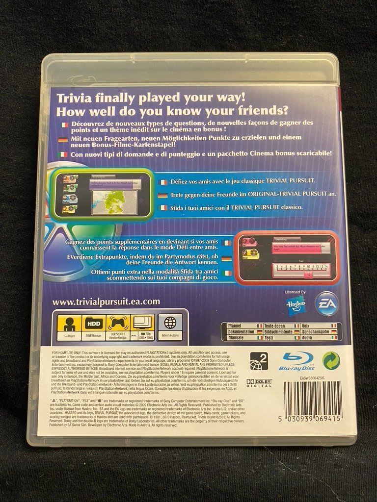 Sony Giochi: Trivial Pursuit I PS3 I – Usato da Küssnacht am Rigi venduto da Bionicmax 2
