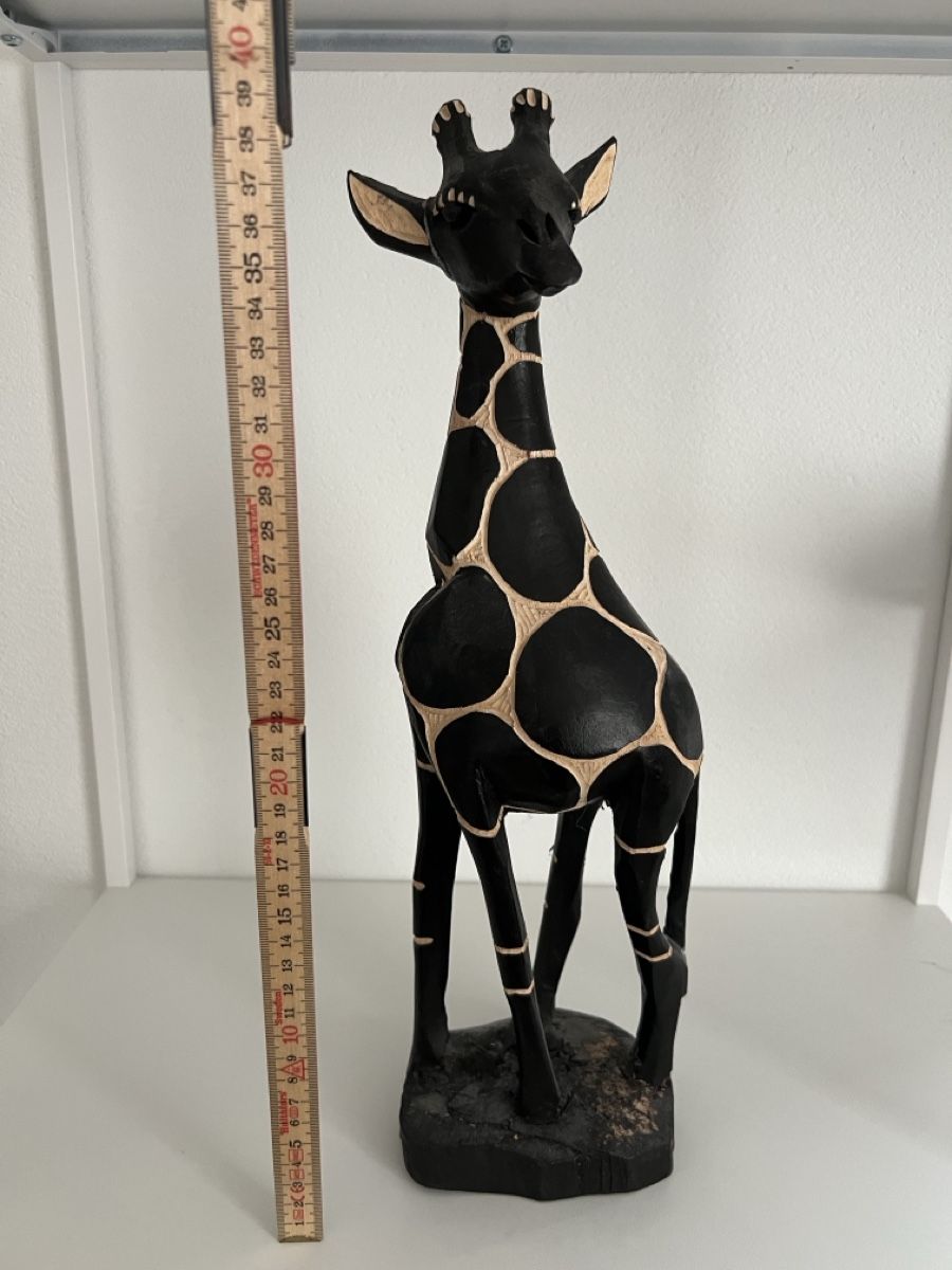 Figuren: Schöne Giraffe aus Holz – Gebraucht aus Ennetbürgen von nat_8vld