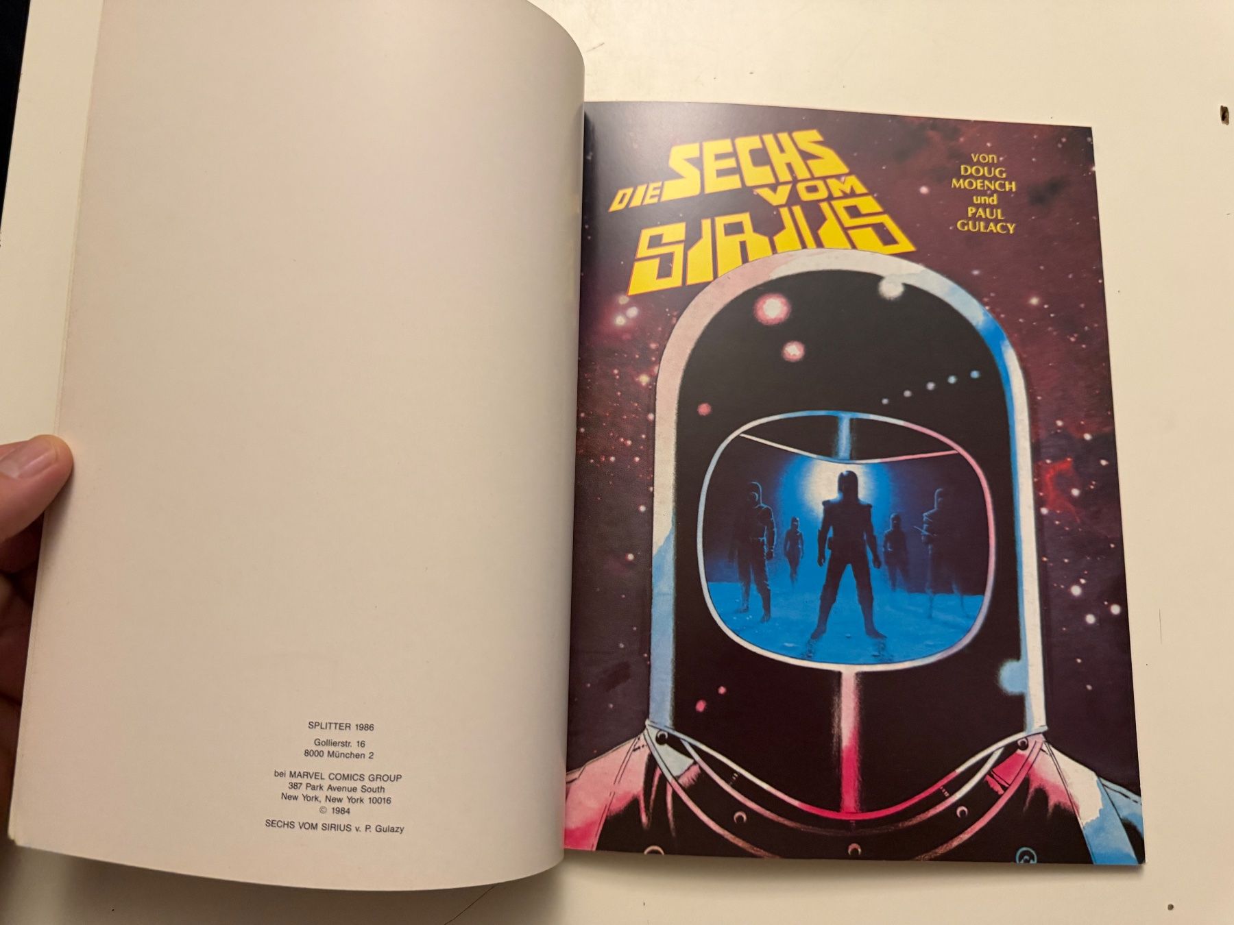 Fumetti: DIE SECHS VOM SIRIUS 1 - DOUG MOENCH / PAUL GULACY – Usato da Münsingen venduto da Ganjam 3