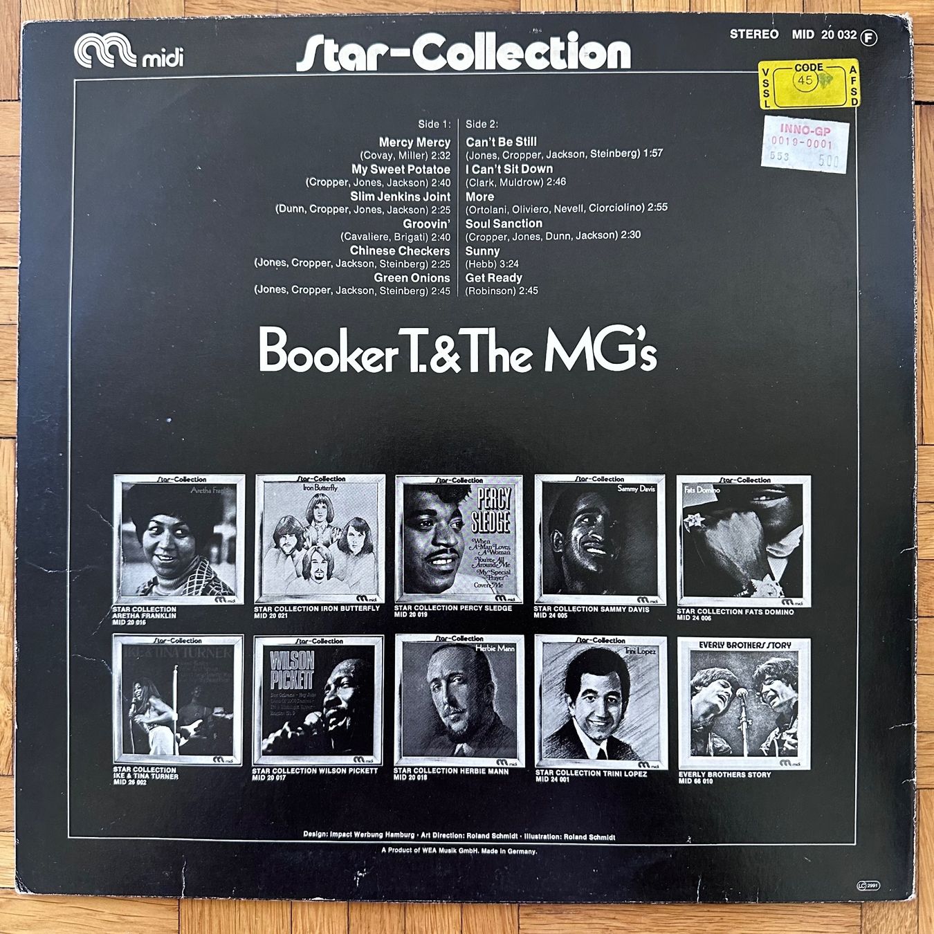 Dischi in vinile: LP - Booker T. & The MG's - Star-Collection – Usato da Breganzona venduto da Onairda75 1