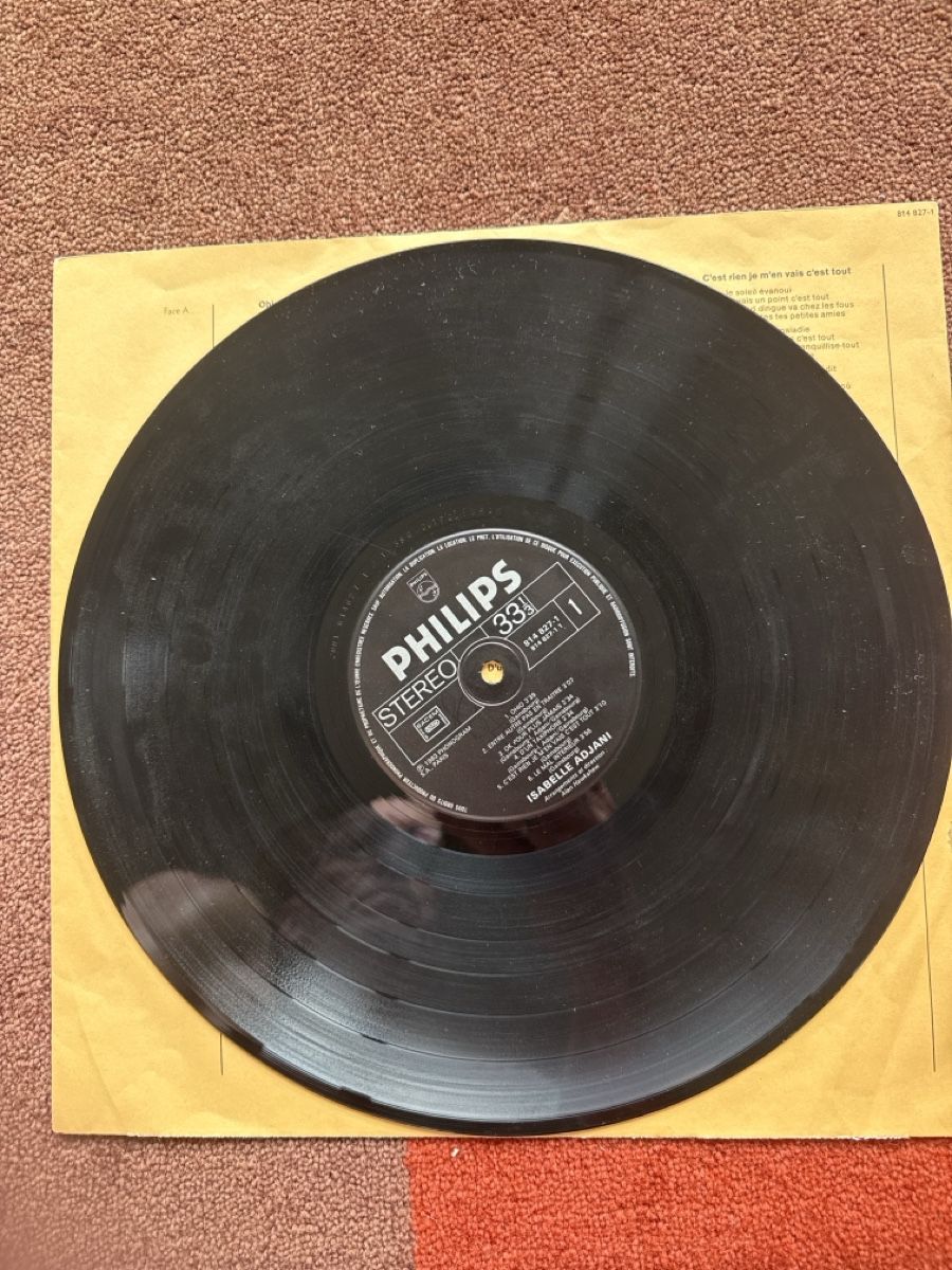 Dischi in vinile: Isabelle Adjani Philips LP original press – Usato da Givisiez venduto da My_favorite_shop 3
