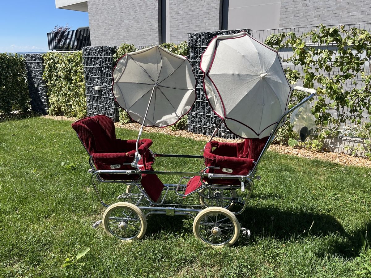 Zwilling Carrozzine: Toller vintage Zwillingskinderwagen – Usato da Bassersdorf venduto da Zika01