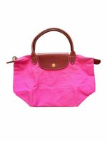 Sac à main Longchamp Le Pliage rose occasion bon état