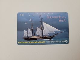 Telefonkarte Japan "Schiff"