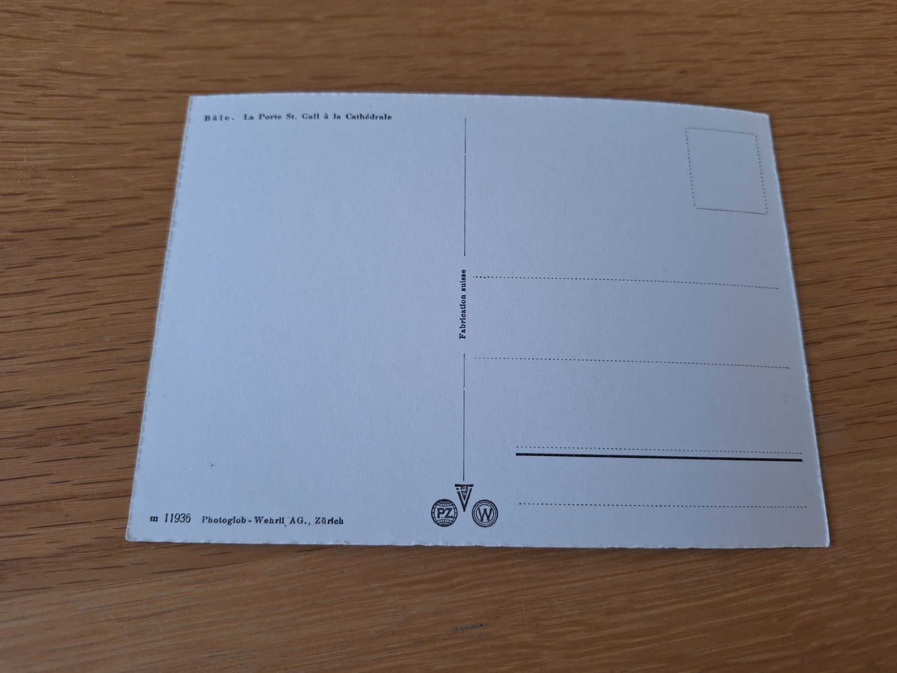 Cartoline postali: Postkarte Basel Münster Galluspforte Ansichtskarte – Usato da Wanzwil venduto da chlinih93 1