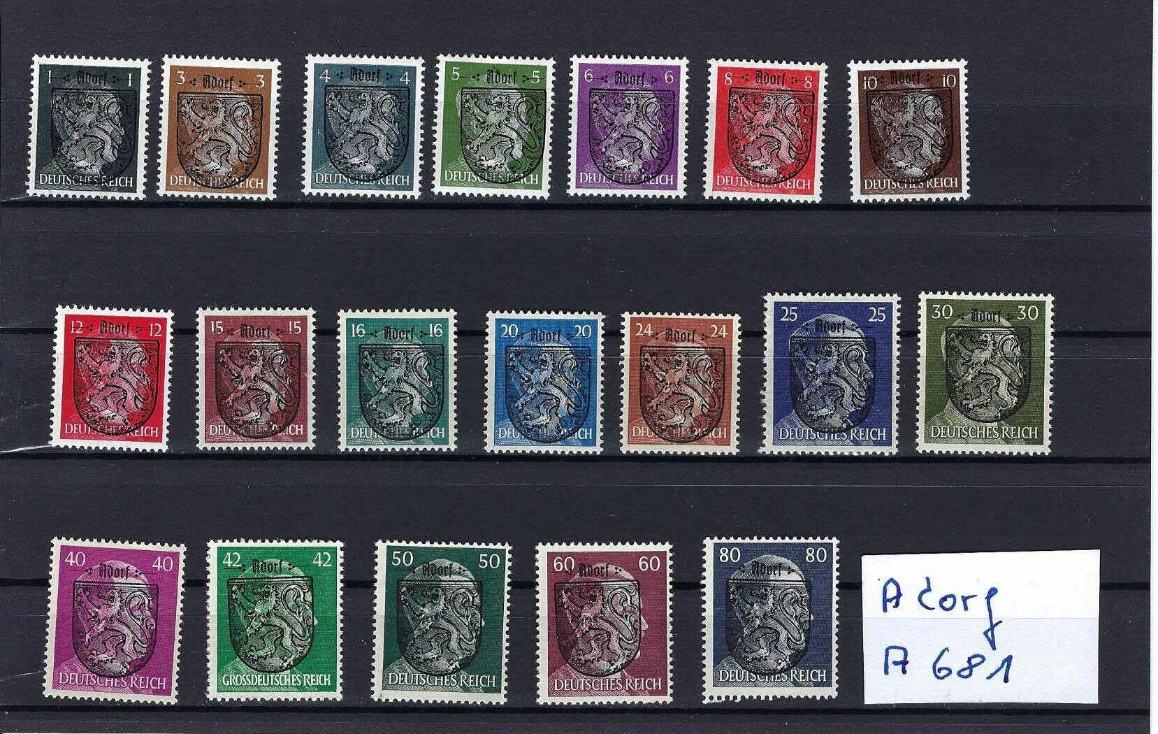Tutti i francobolli: WKII Lokalausgabe  ** – Nuovo e nell'imballaggio originale da Altstätten SG venduto da Nandodax