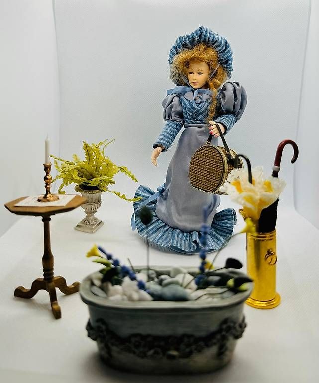Bambole: Figurine Heidi Ott - Dame en bleu – Usato da Biel/Bienne venduto da Jeanne_K