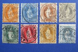 Serie Nr.86A-93A, 8 Werte gestempelt - SBK: 657.-.