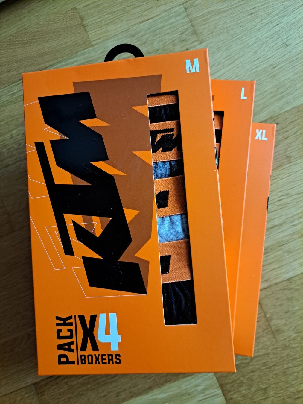 KTM Biancheria intima: KTM Boxershorts, 4er-Pack – Nuovo e nell'imballaggio originale da Morens FR venduto da Kiscica 4