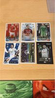Lot de 6 cartes de football Topps 