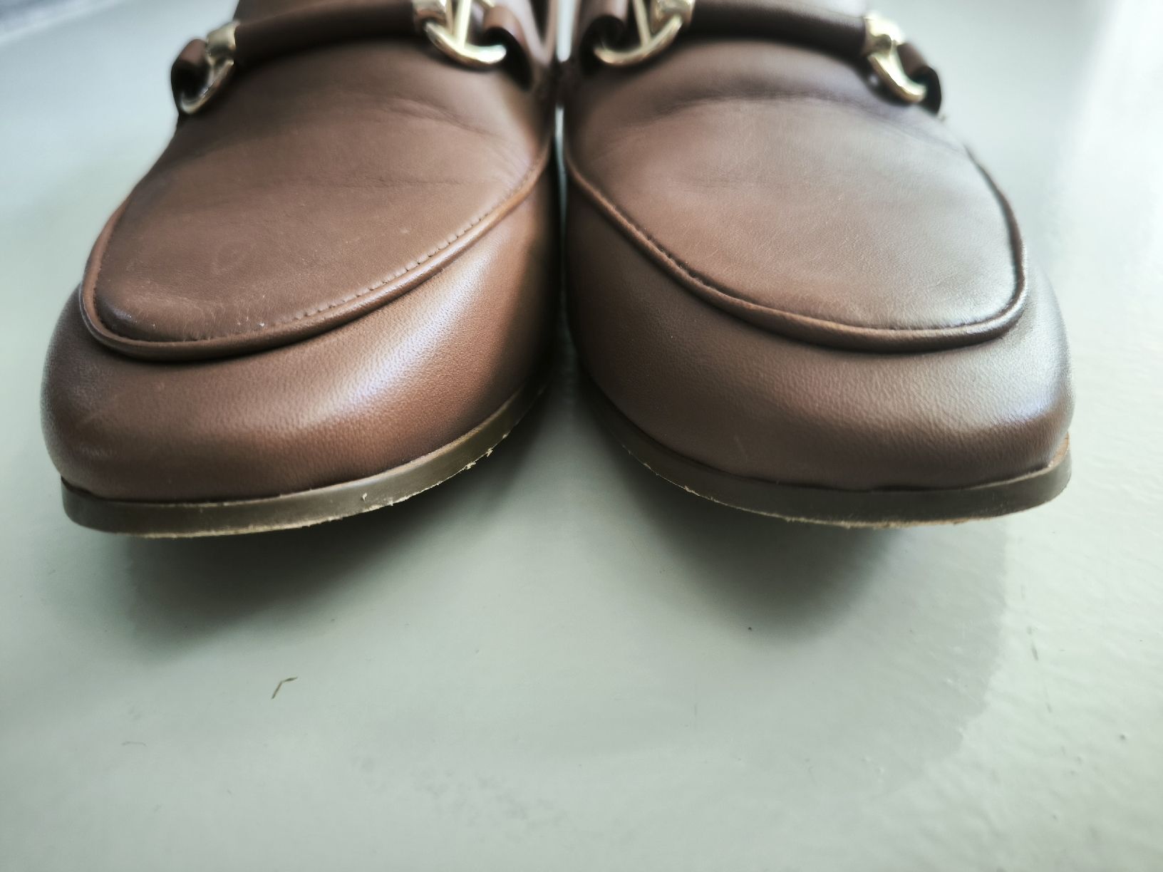 Dune London Scarpe da donna: Dune London Lederslipper, hellbraun, Größe 39 – Usato da Wallisellen venduto da C_DM 6