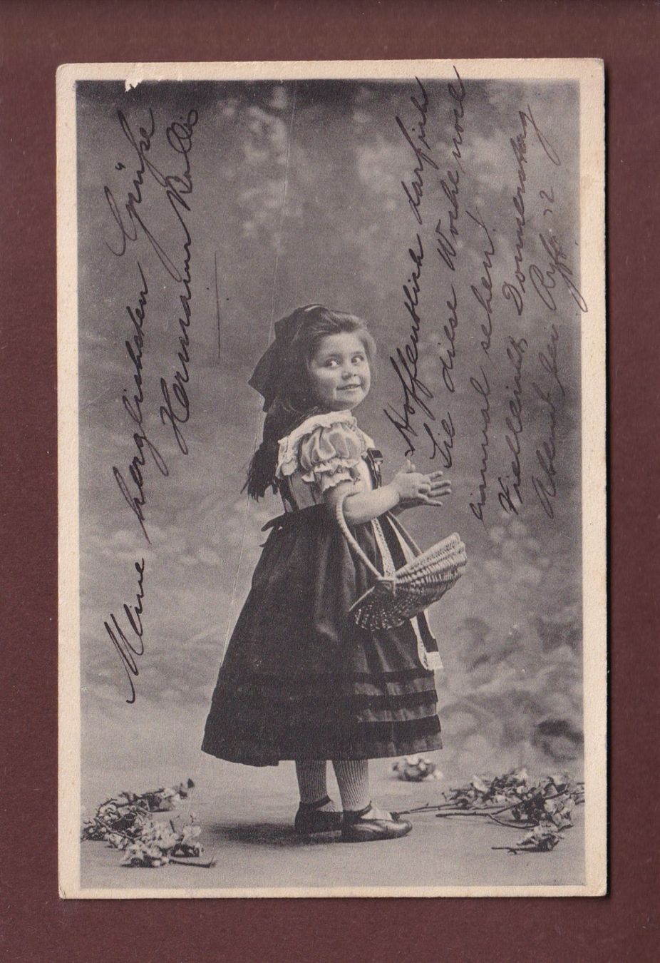 Ansichtskarten: JEUNE FILLE - 1903 – Gebraucht aus Pully von nicecards-shop