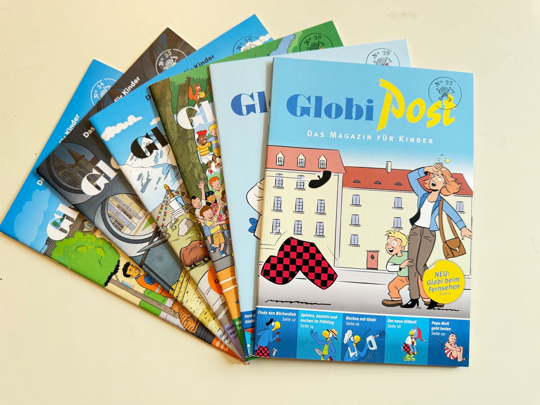 Fumetti: 6 Globi Post Hefte 22 29 30 32 33 34 – Usato da Münsingen venduto da Ganjam 2