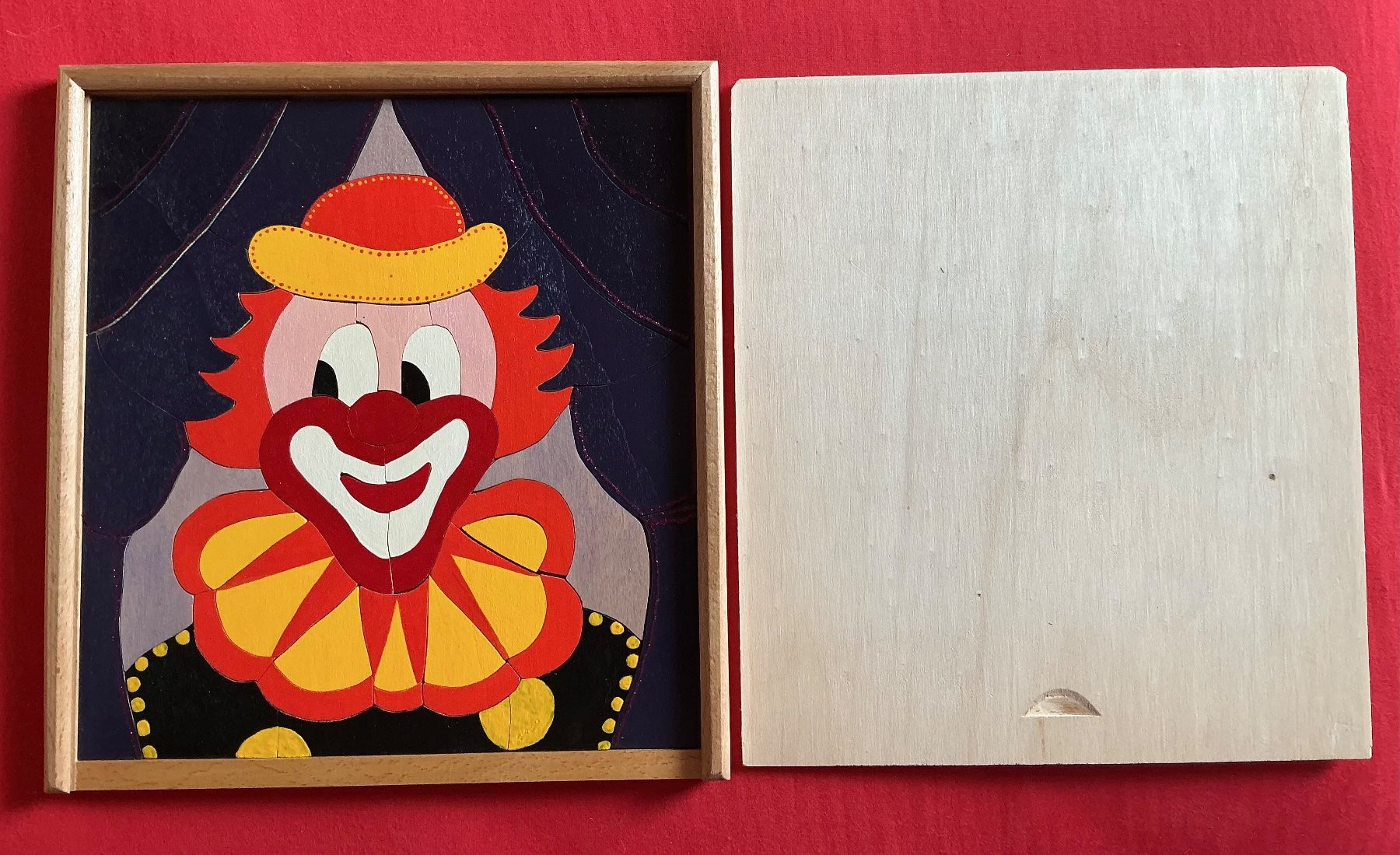 Puzzle: Holzpuzzle Clown / 45 Teile / mit Schiebedeckel – Usato da Stettlen venduto da togram4 2