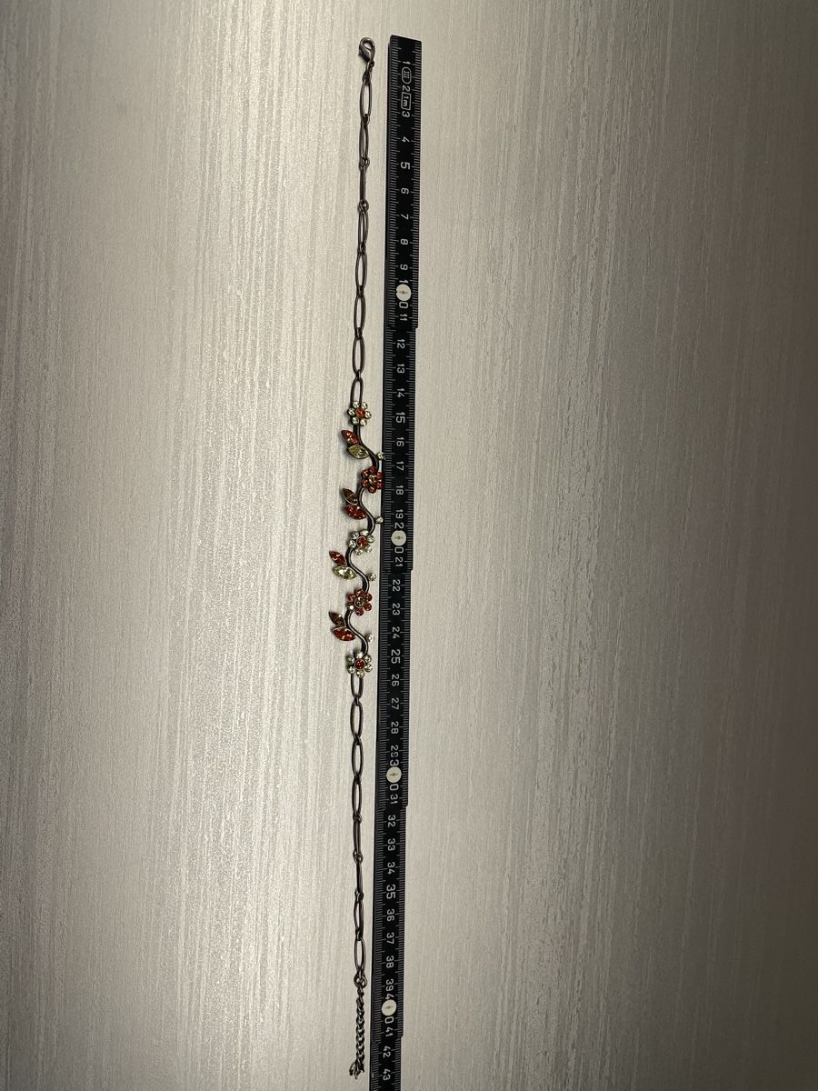 Colliers: Blüten Collier Strass Vintage Dirndl Kette romantisch – D'occasion à Heitenried par Steffundsasch 5