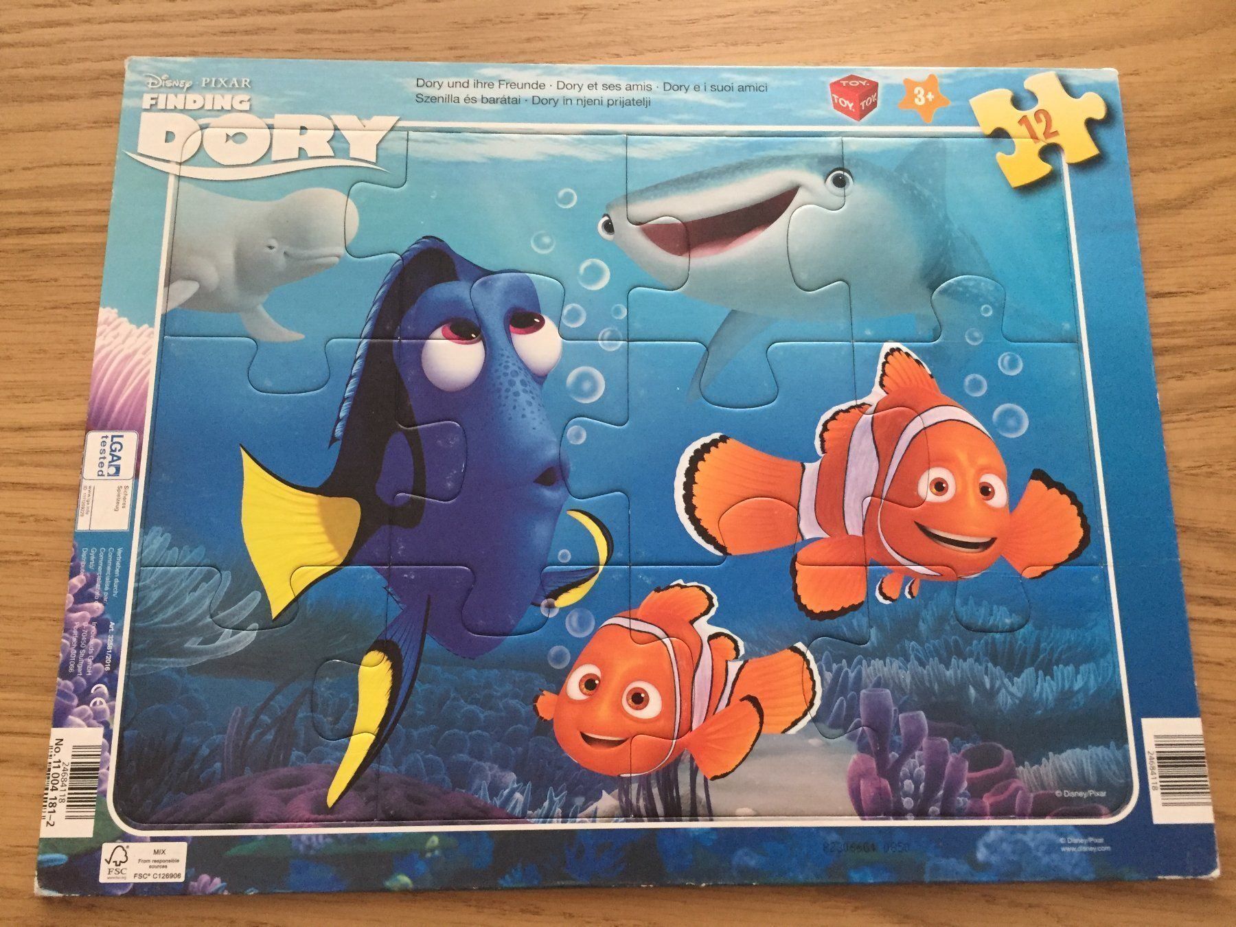 Disney Puzzle: 2 Disney-Puzzles (Findet Dory) – Usato da Muttenz venduto da Juvenile33 1