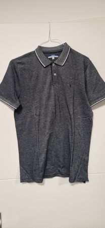 Polo Jules gris chiné manches courtes, taille M