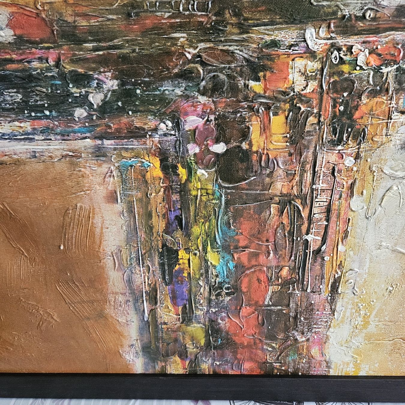Dipinti: Öl Bild Gespachtelt Moderne Kunst – Usato da Thun venduto da Engel114 3