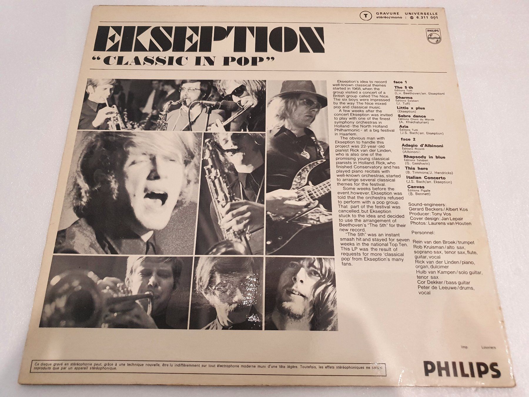 Schallplatten: Ekseption – Classic In Pop – Gebraucht aus Uster von Vinyl-Leidenschaft 1