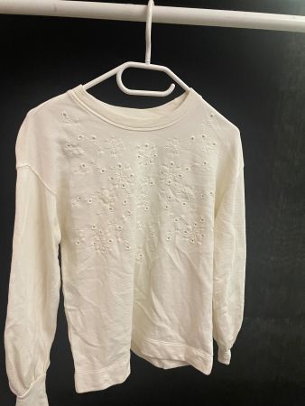 Loft Pullover, Gr. SP, weiss, Lochstickerei, Top Zustand!