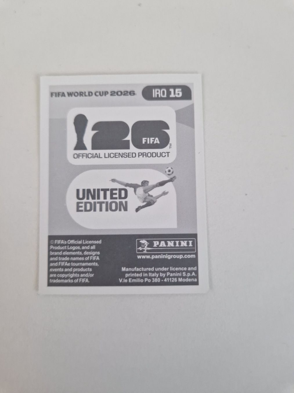 Panini Carte collezionabili: Panini Sticker IRQ15 – Nuovo (secondo la descrizione) da Stüsslingen venduto da white_angel86 1
