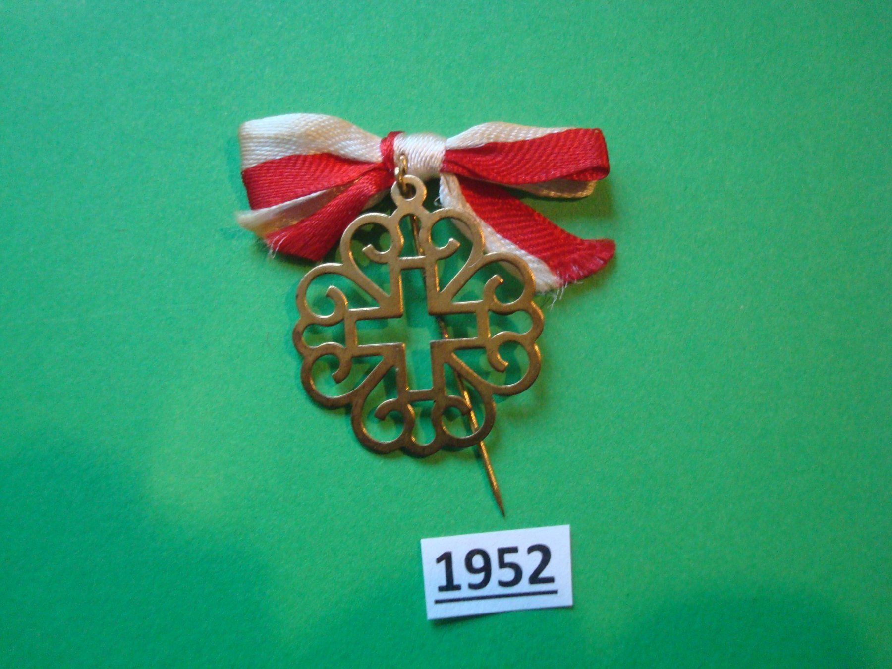 Placchette & Badge: Abzeichen 1. August 1952 – Usato da Riehen venduto da Baerewaegli