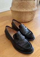 Loafers schwarz Globus Leder