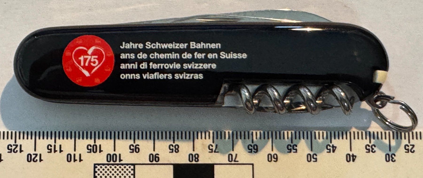 Victorinox Coltelli tascabile: Taschenmesser/Sackmesser "175 Jahre Schweizer Bahnen" – Nuovo (secondo la descrizione) da Zürich venduto da Policepatch 1