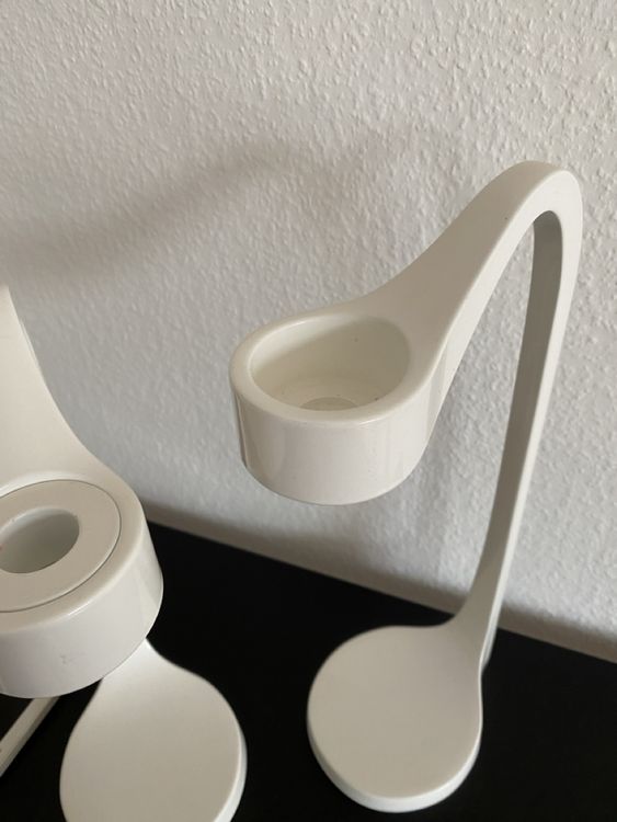 IKEA JATTEVIKTIG Kerzenständer Paar Weiss Kaufen auf Ricardo