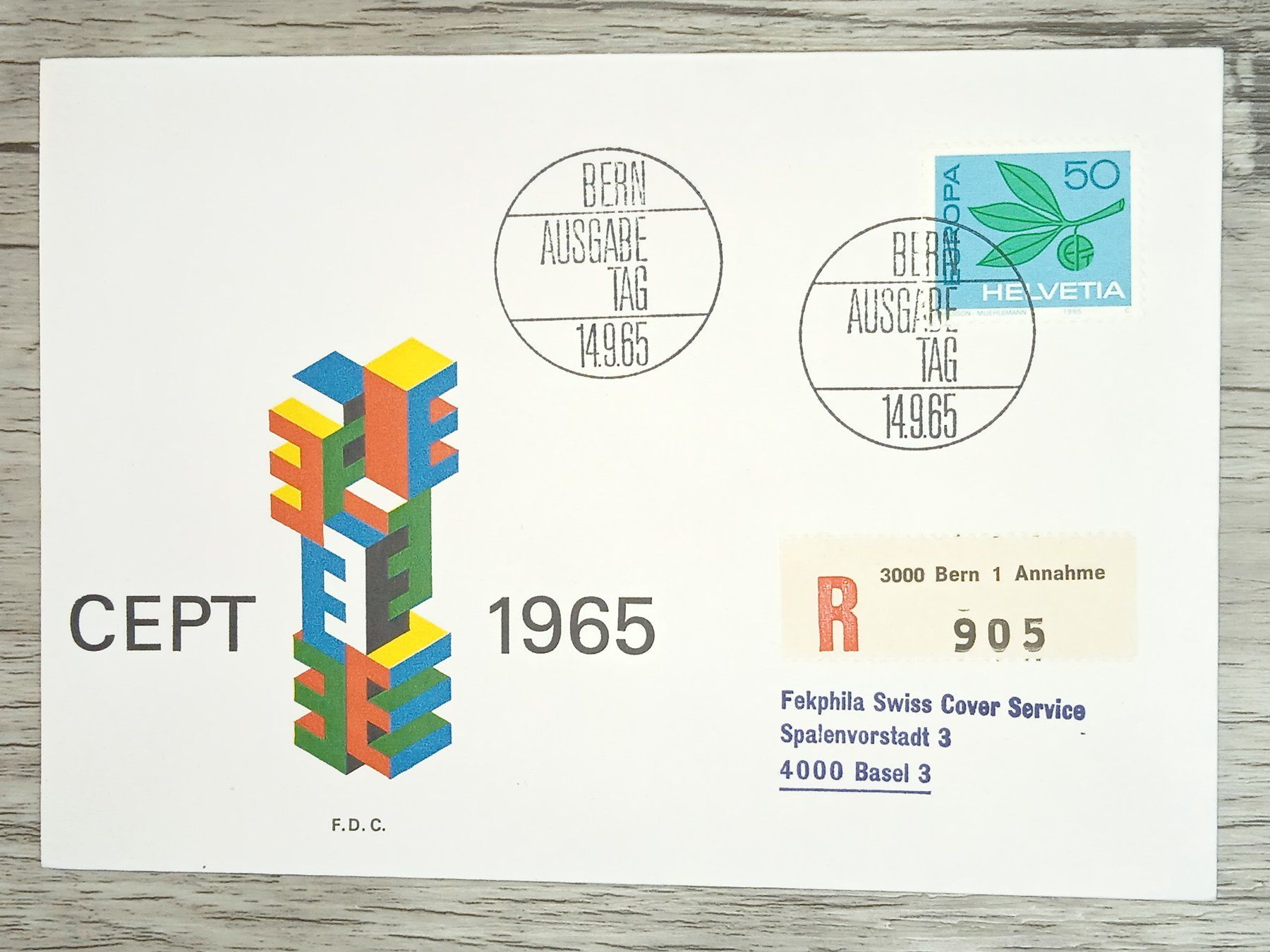 Tous les timbres: TR17 Enveloppe + Timbre Suisse 1965 – D'occasion à Cousset par Patrick_Collections
