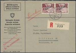 1950 - Bundesverwaltung BVW - Brief - MeF - Andermatt URS