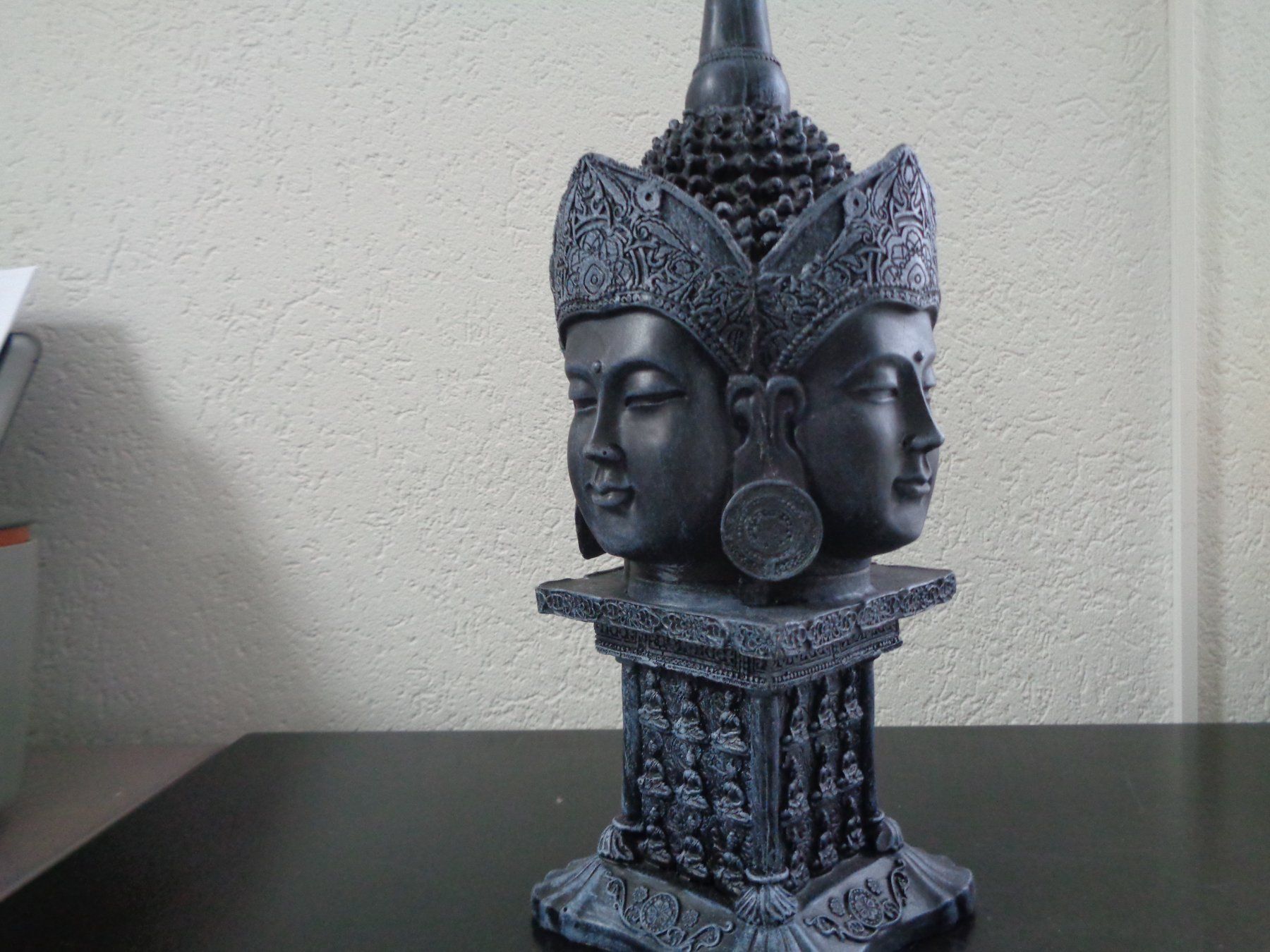 Sculture & Statue: Buddha mit vier Gesichter (36 cm) – Nuovo e nell'imballaggio originale da Langenbruck venduto da Gumsi 1