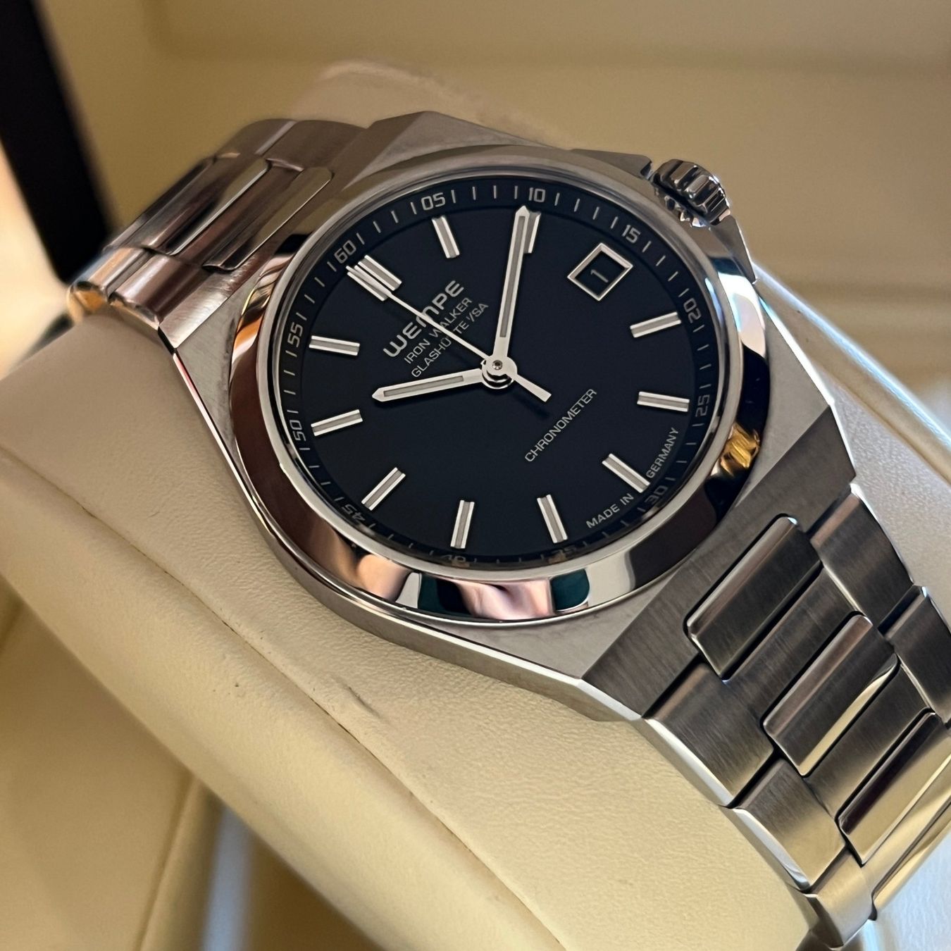 Orologi: Wempe Iron Walker Automatic Chronometer Full Set WI100002 – Usato da Carouge GE venduto da Watchaser 7