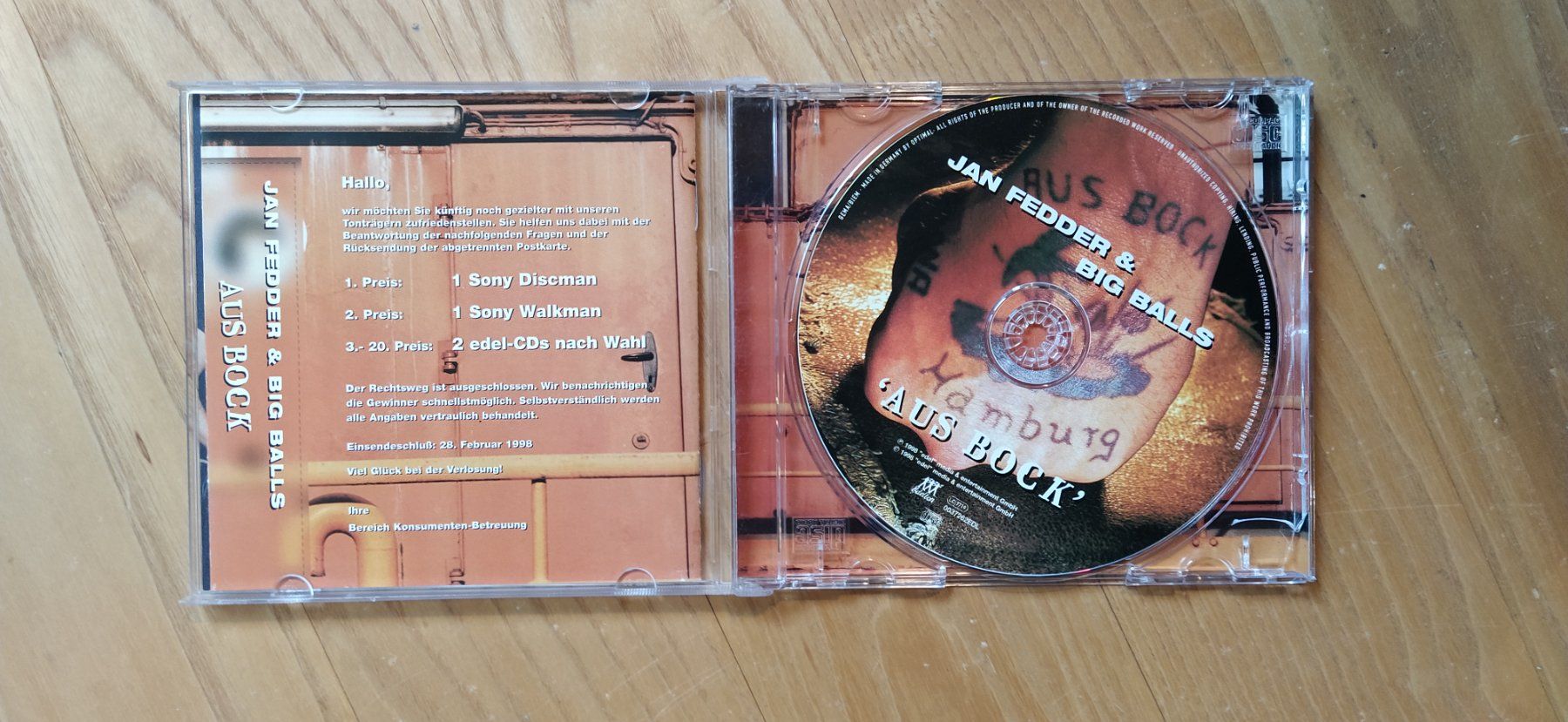 CD: Jan Fedder & Big Balls - Aus Bock CD – Usato da Männedorf venduto da Yoshi_87 1