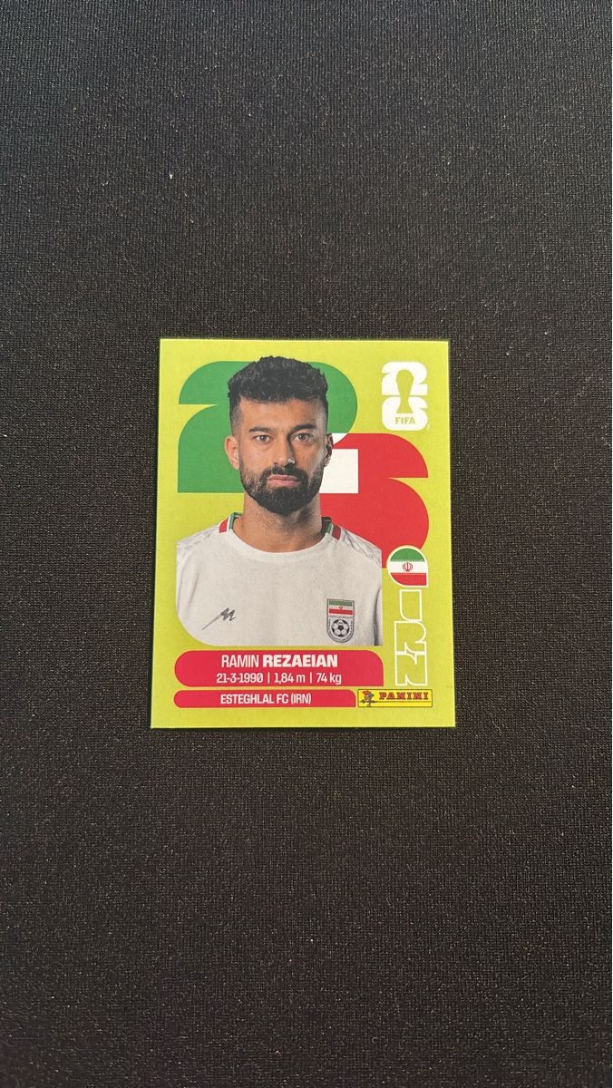Panini Carte collezionabili: Panini - WM 2026 - Ramin Rezaeian - IRN 7 – Usato da Kaiseraugst venduto da Baum_12