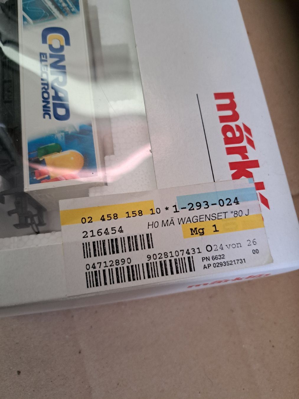 Märklin Modellini di ferrovie: Märklin Wagenset "Conrad Electronic" 94186 – Nuovo e nell'imballaggio originale da Grossdietwil venduto da hufi10 1