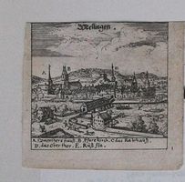 Mellingen  Kupferstich von Wagner 1688