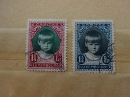 Luxemburg Mi Nr. 216 + 217 gestempelt