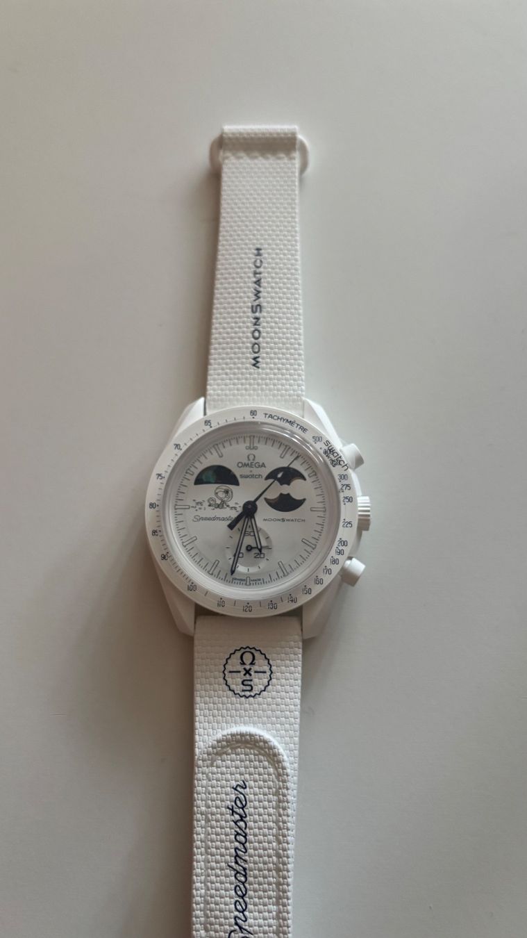 Swatch Orologi: Swatch Moonswatch MOONSHINE GOLD – Nuovo e nell'imballaggio originale da Cham venduto da Merdek123 2