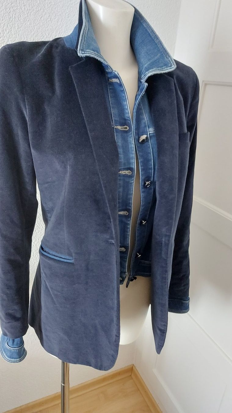 Giacche: Jacob Cohën Blazer aus samt/Jeans – Usato da Nebikon venduto da Draga25 3