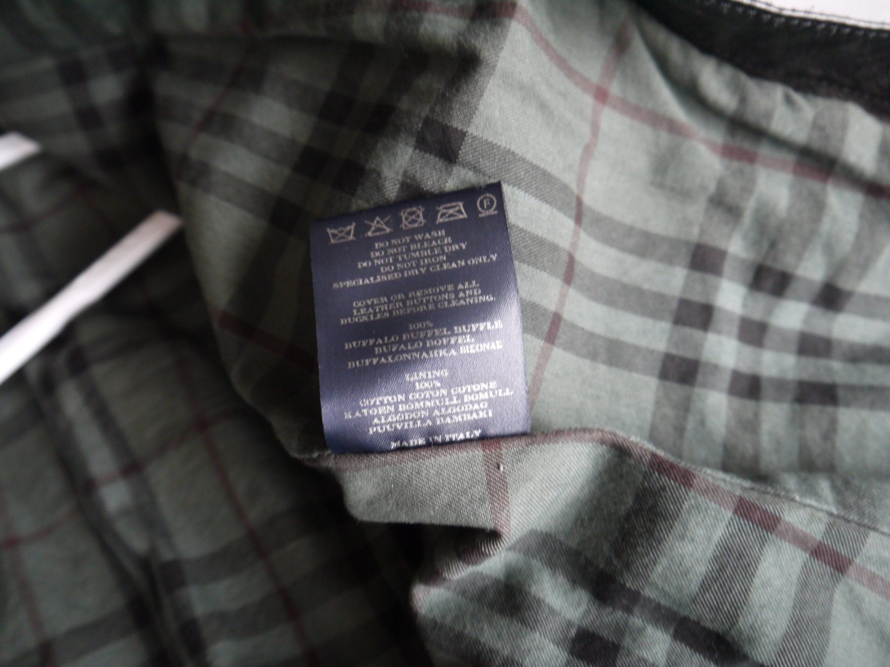 Burberry Giacche: Burberry Lederjacke 100% Original – Usato da Hagendorn venduto da Blaf 6