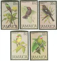 Briefmarken "Vögel". Jamaika.