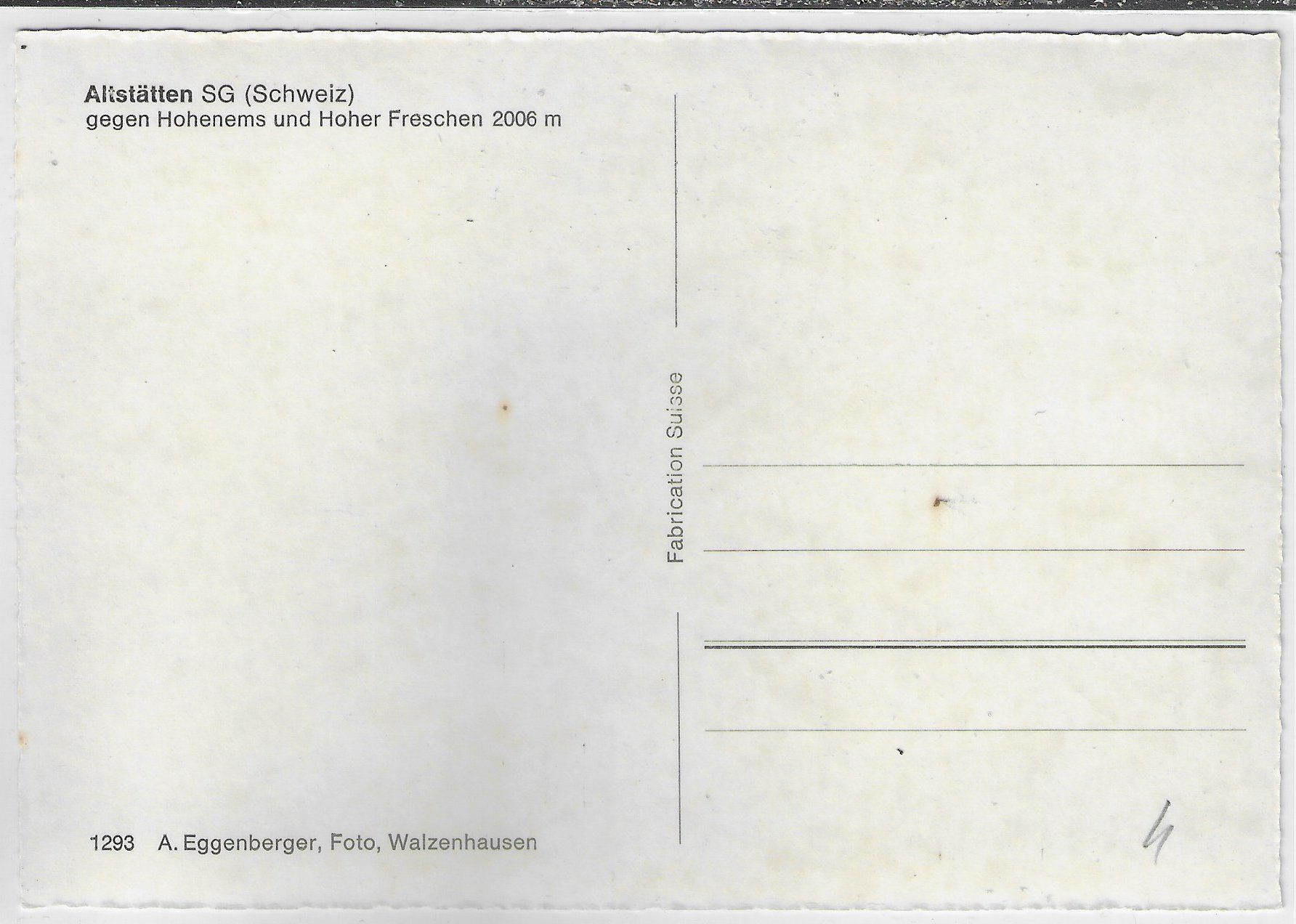 Cartoline postali: Altstätten SG - Generalansicht - animee – Usato da Ettingen venduto da Kartenplanet 1