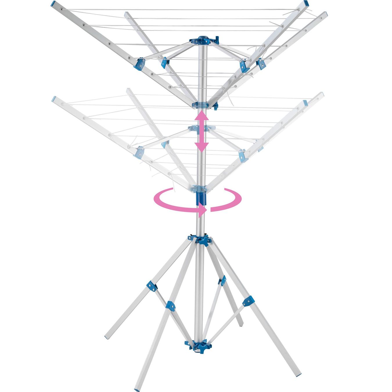 Wäscheständer: Mobile Wäschespinne - grau – Neu (gemäss Beschreibung) aus Murten von Roland.Kemmer.AG 2
