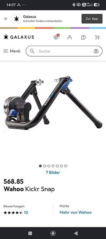 Wahoo Hometrainer: Wahoo KICKR Snap Rollentrainer – Usato da Boll venduto da dom_t6m6 3