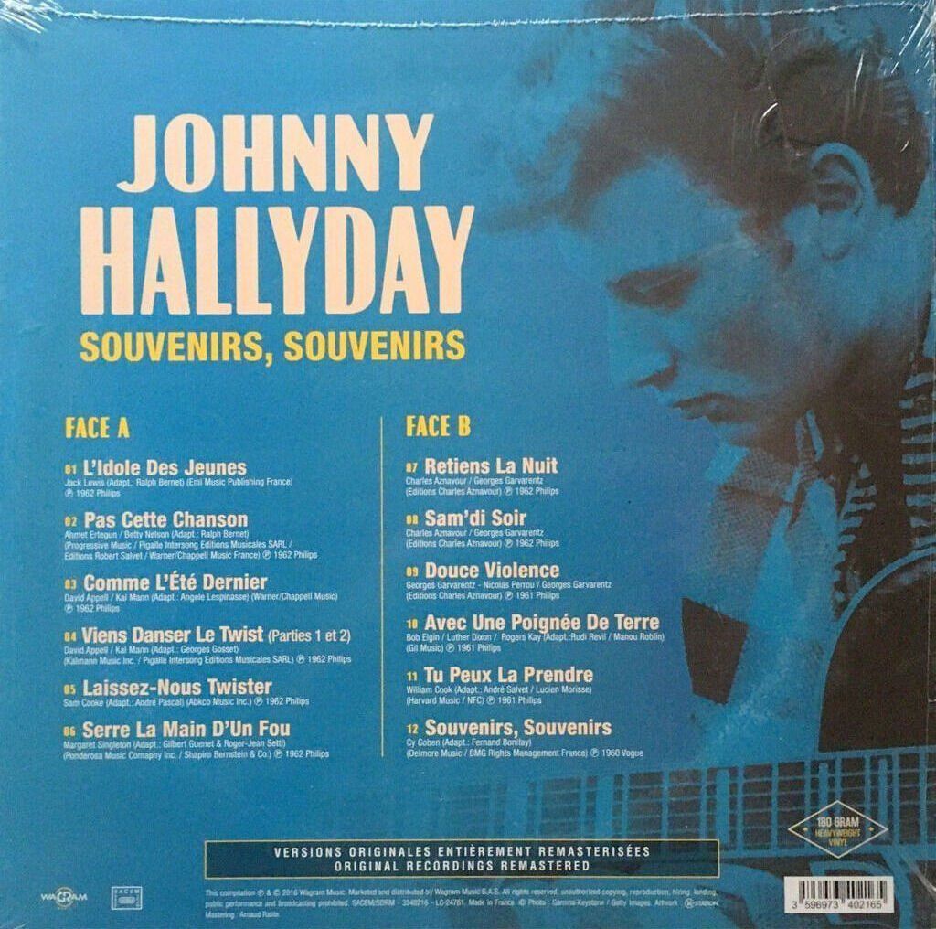 Dischi in vinile: JOHNNY HALLYDAY - SOUVENIRS, SOUVENIRS – Nuovo e nell'imballaggio originale da Bottens venduto da hotter-than-hell 1