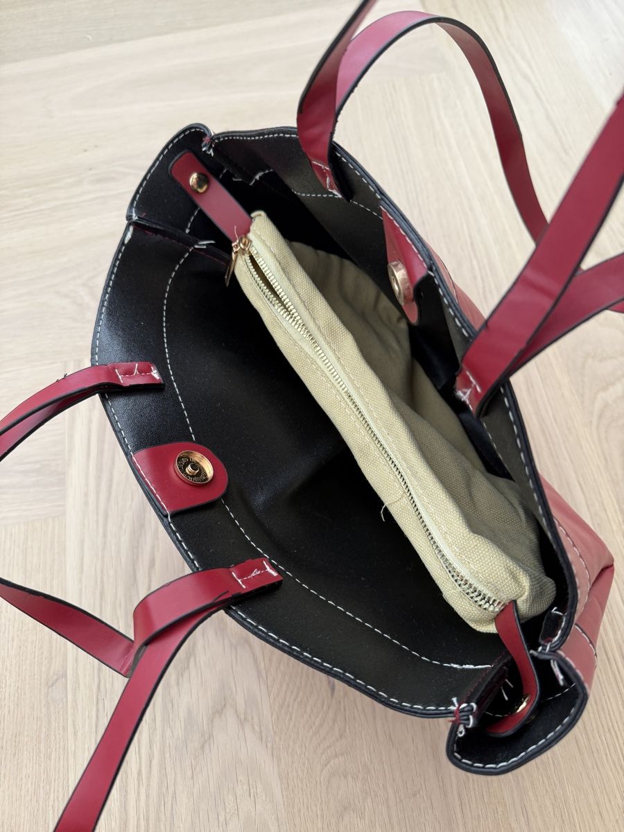Borse da donna: Rote Handtasche – Nuovo (secondo la descrizione) da Goldach venduto da igwhitestar 1