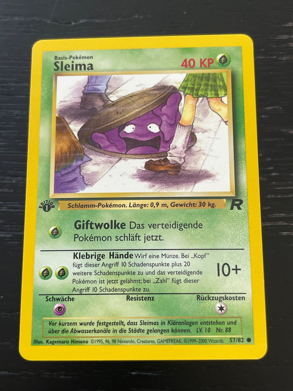 Pokémon Sammelbilder & Trading cards: Pokemon Sleima 57/82 team rocket 1. edition – Gebraucht aus Hugelshofen von Suimosa