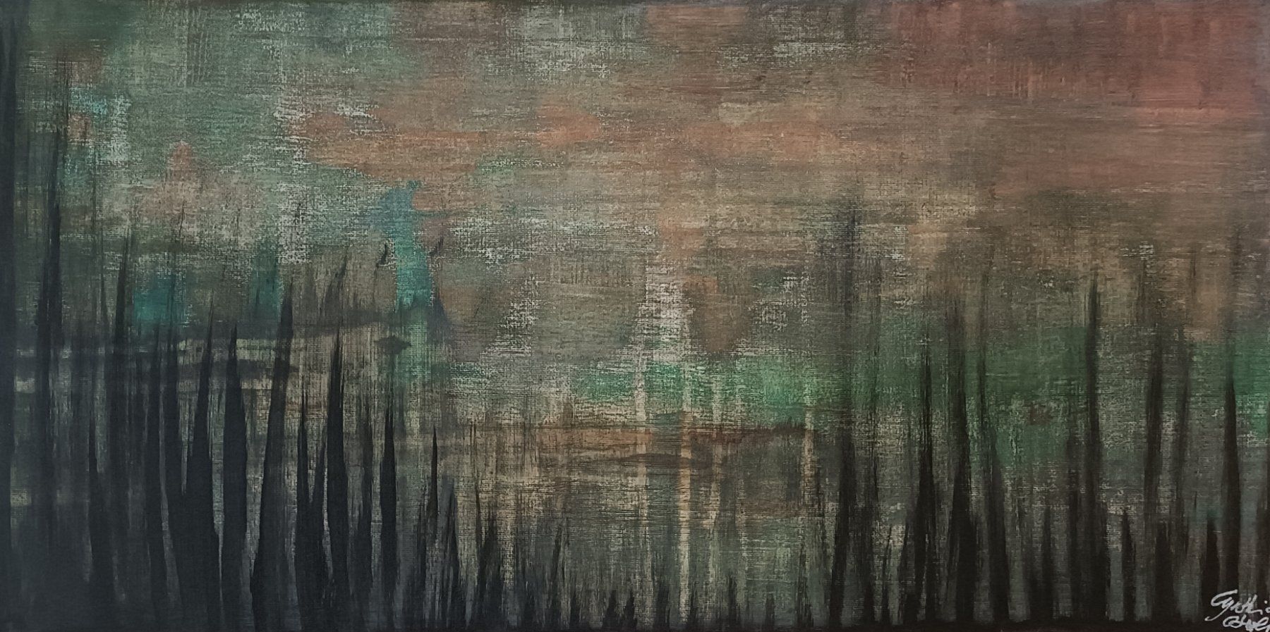 Dipinti: Bild - Abenddämmerung 30x60 – Nuovo (secondo la descrizione) da Villmergen venduto da Cynober-Art 1
